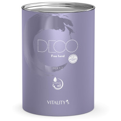 Décoloration free hand Vitality's 400g

Translated to Dutch:
Vrije hand ontkleuring Vitality's 400g