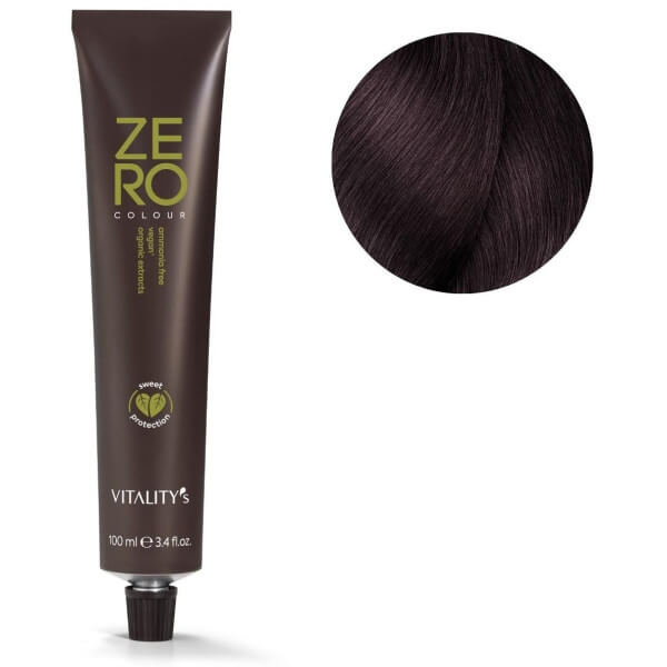 Coloration Zero n°4/88 intense violet brown Vitality's 100ML