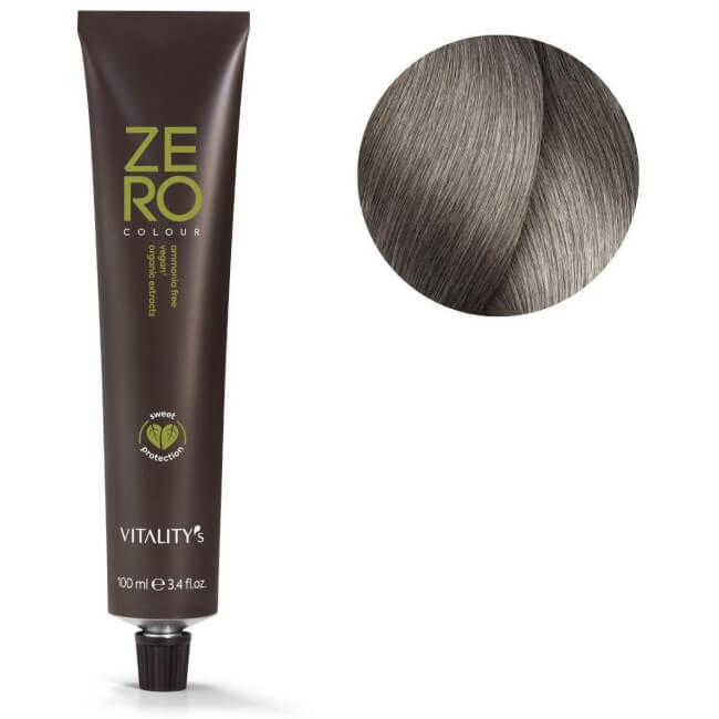 Coloração Zero n°8/1 loiro claro acinzentado Vitality's 100ML