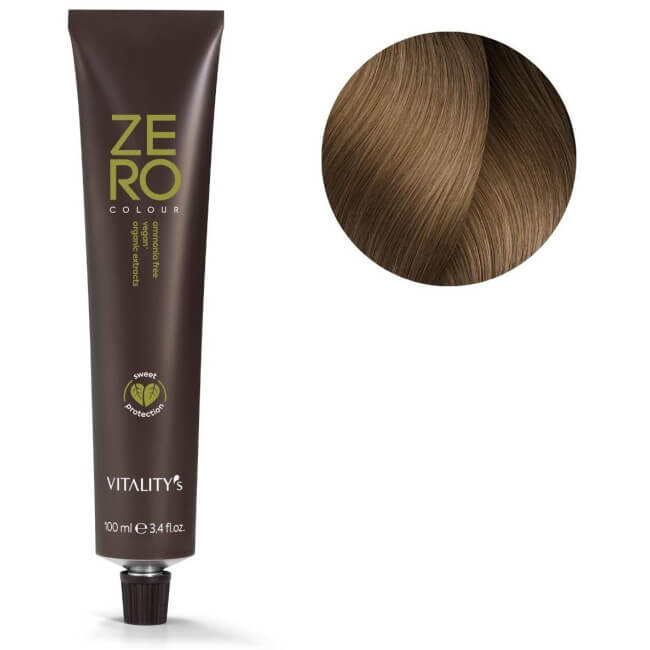 Kleuring Zero nr. 8/8 lichtblond iriserend violet Vitality's 100ML