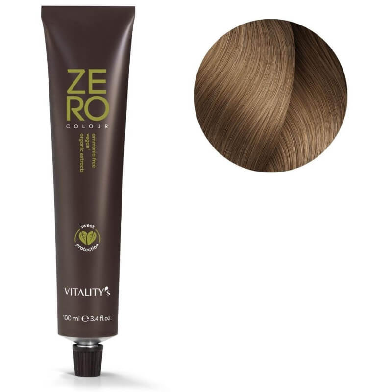 Coloração Zero n°8/2 loiro claro bege Vitality's 100ML