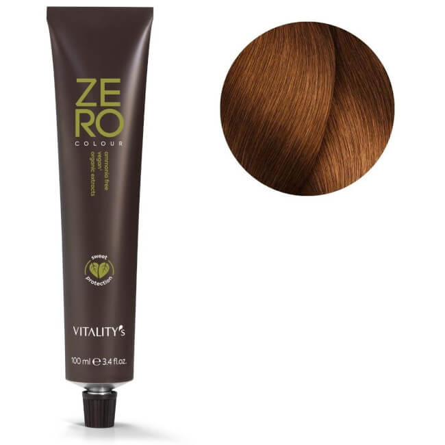 Kleuring Zero nr. 7/34 goudblond koperachtig Vitality's 100ML
