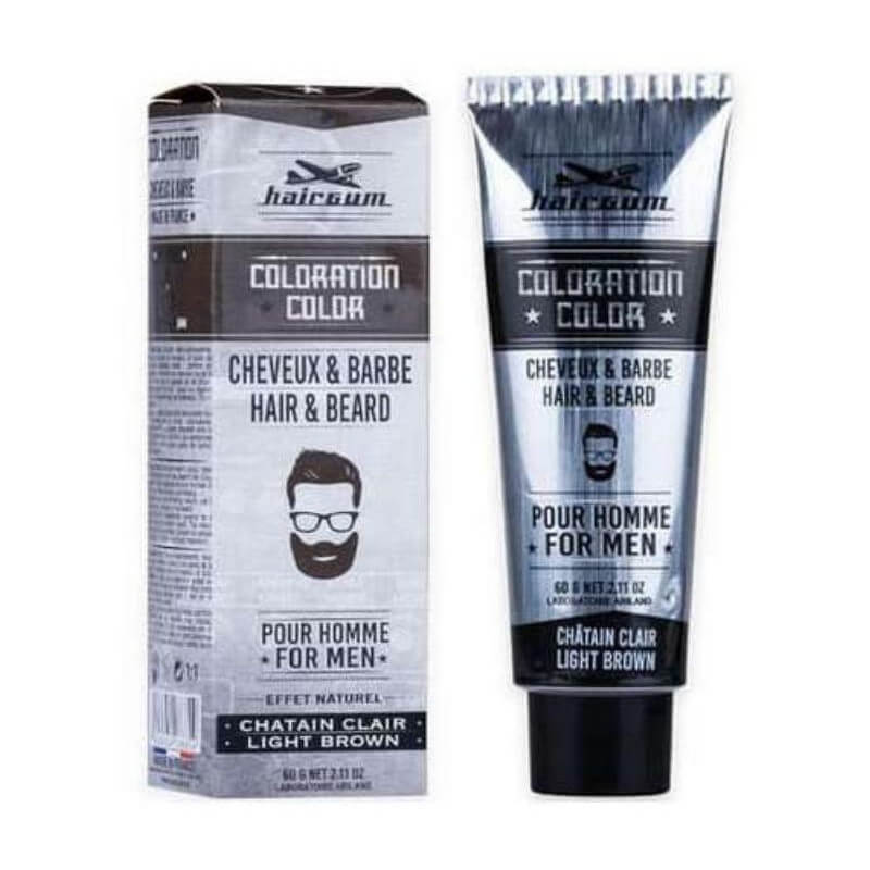Coloração de Cabelo & Barba Castanho Claro N°5.1 Hairgum 60 gr
