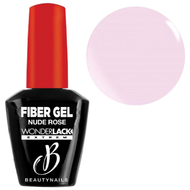 Base & builder nude rose Fiber Gel Beauty Nails 12ML
