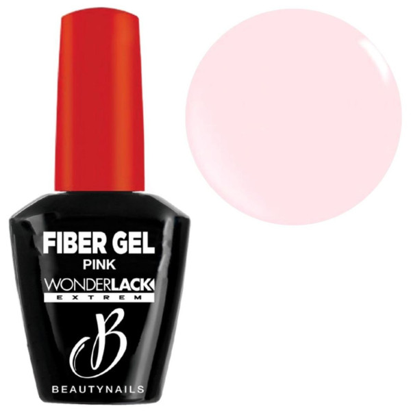 Base & builder rosa Gel di Fibra 12ML Beauty Nails