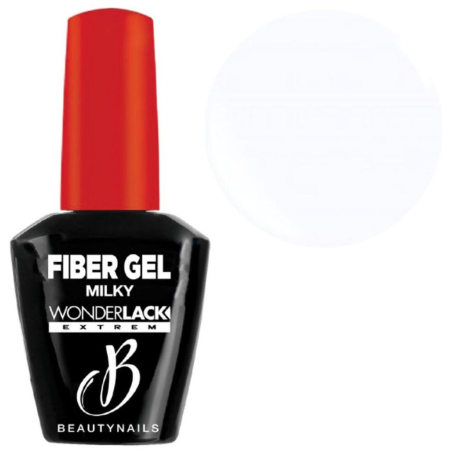 Base & builder milky Fiber Gel Beauty Nails 12ML