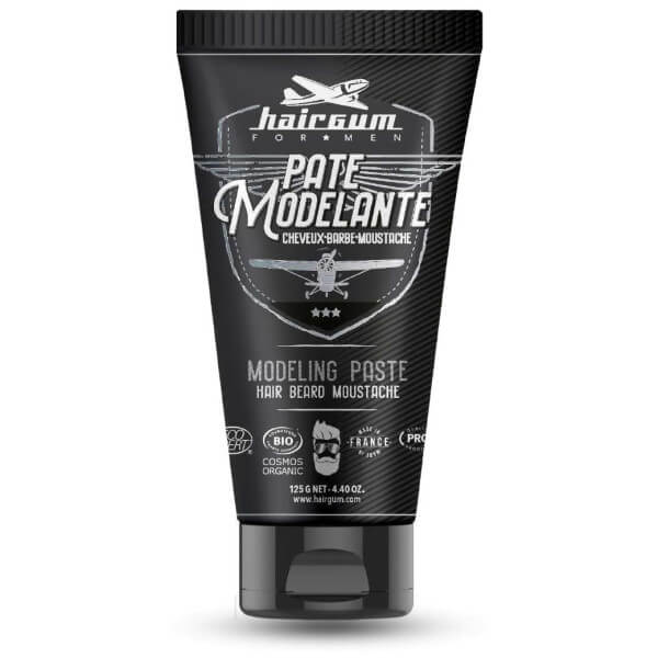 Pâte modelante cheveux, barbe et moustache Hairgum 125g 