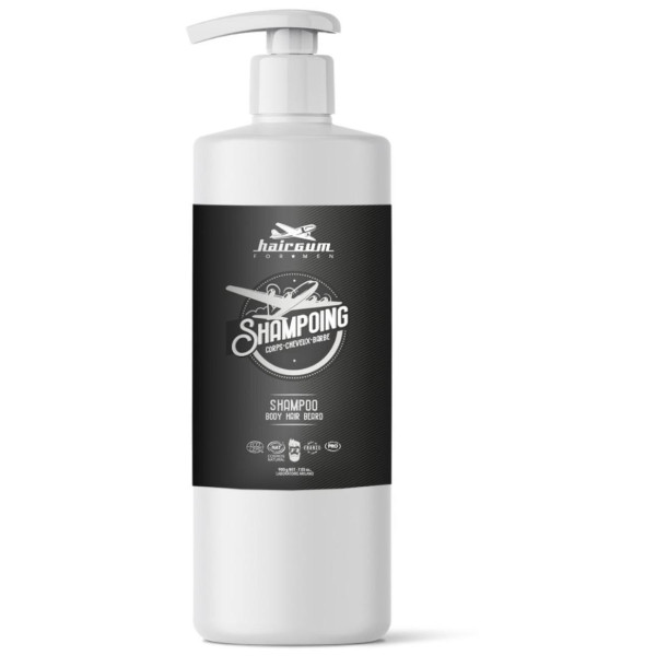 Shampooing cheveux, barbe et corps Hairgum 900g