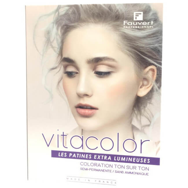 Coloration sans ammoniaque Vitacolor rose métal Fauvert 100ML