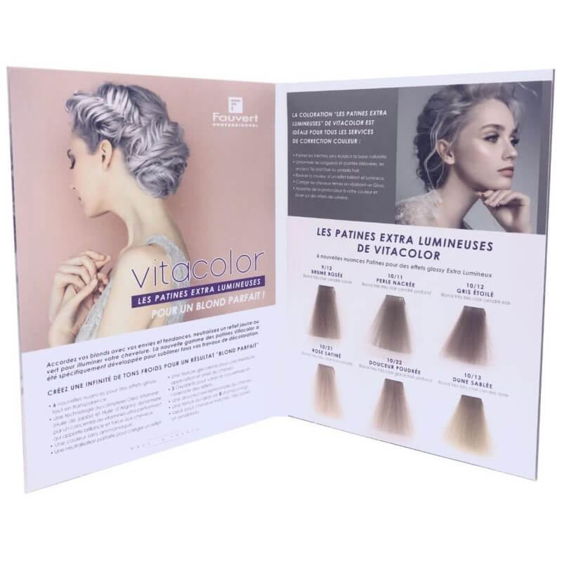 Ammoniakvrije kleuring Vitacolor roze metaal Fauvert 100ML.