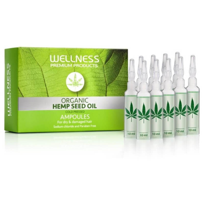 10 ampolas para cabelos sensibilizados Intensive Wellness 10ML