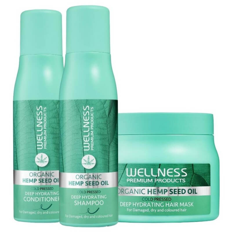 Drievoudige set shampoo, masker & conditioner Hydration Wellness