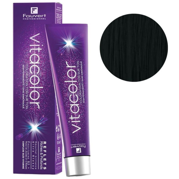 Coloring without ammonia Vitacolor 1 Black 100ML