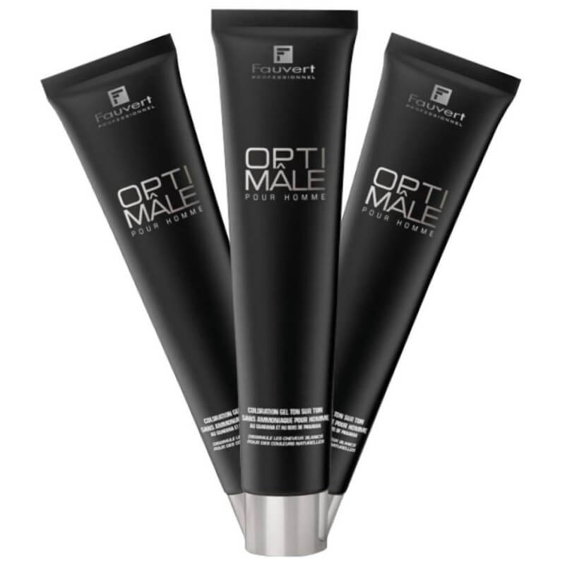 Optimâle 3C donkerbruine haarkleuring crème Fauvert 100ML.
