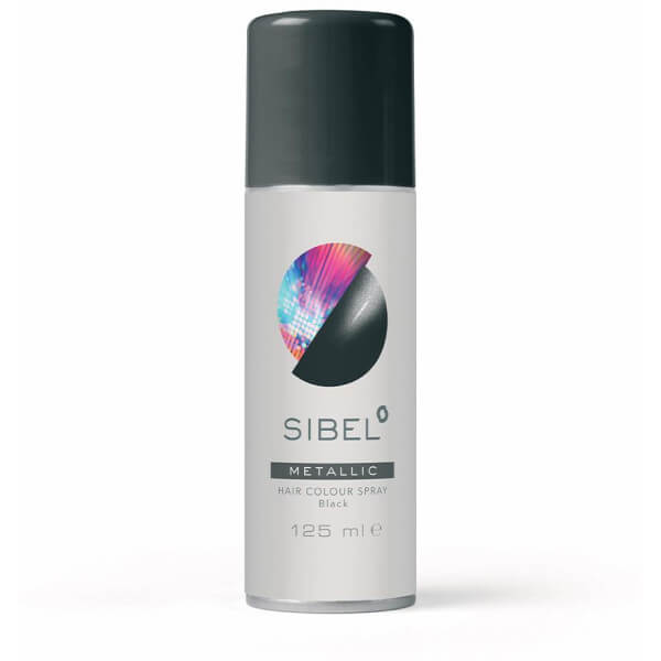 Bomba de cor preta metalizada 125 ML Bomba de cor preta metalizada 125 ML