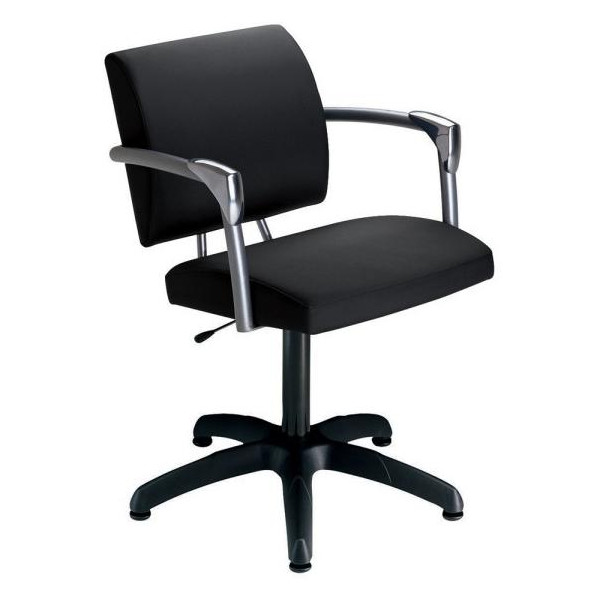 Armchair Mida with Pump Gas base star Black Armchair Mida with Pump Gas base star Black