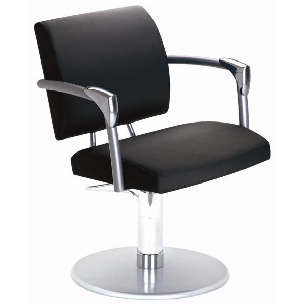 Armchair Mida Hydro Pump Base Round Silver Armchair Mida Hydro Pump Base Round Silver