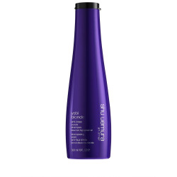 Shampoo viola anti-riflessi indesiderati Yubi Blonde Shu Uemura da 300 ml.