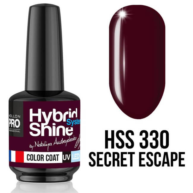 Mini vernis semi-permanent Hybrid Shine n°330 Night Dreams Mollon Pro 8ML