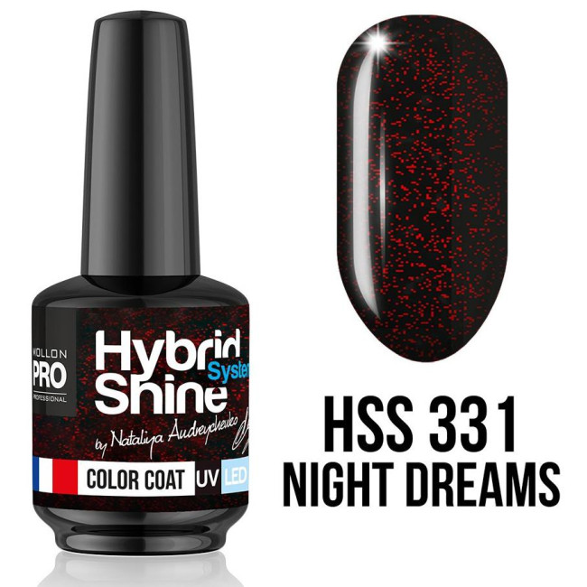 Mini semi-permanent nail polish Hybrid Shine n°331 Secret Escape Mollon Pro 8ML