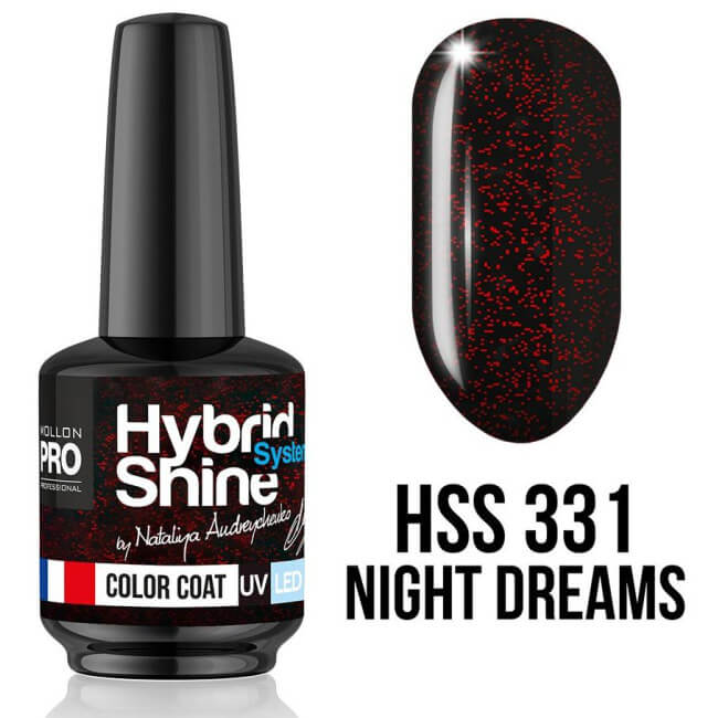 Mini vernis semi-permanent Hybrid Shine n°331 Secret Escape Mollon Pro 8ML