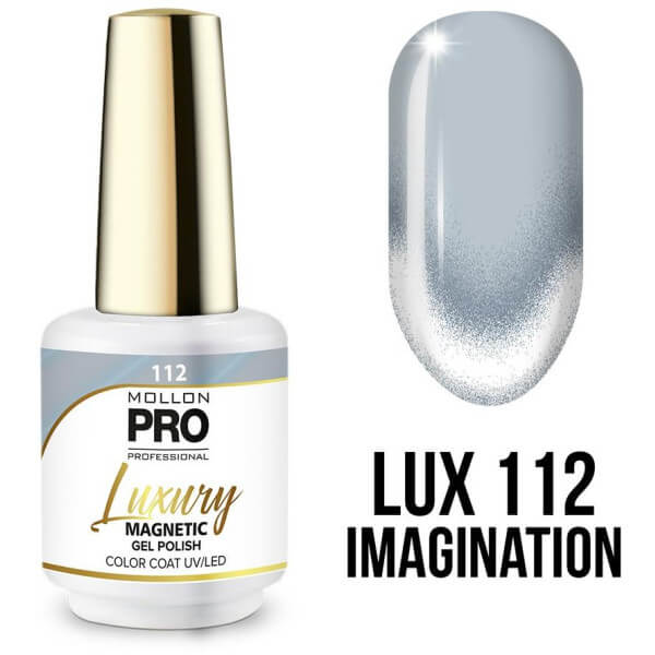 Vernis semi-permanente Luxury n°112 Imagination Magnetic 9D Light Mollon Pro 8ML