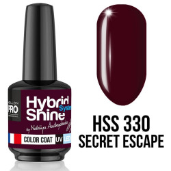 Mini semi-permanent Hybrid Shine nail polish n°328 Sexy Red Mollon Pro 8ML