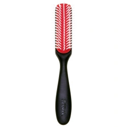 Brosse D143 Classic Styling rood & wit 5 rijen Denman