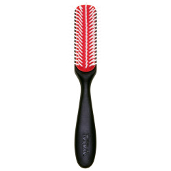 Brosse D143 Classic Styling roja y blanca 5 filas Denman