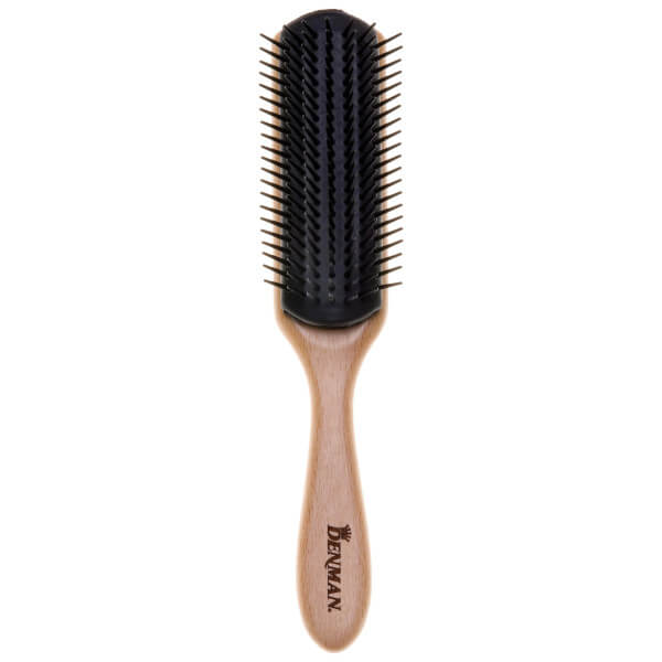 Brosse Styling D3 manche bois 7 rangs Denman