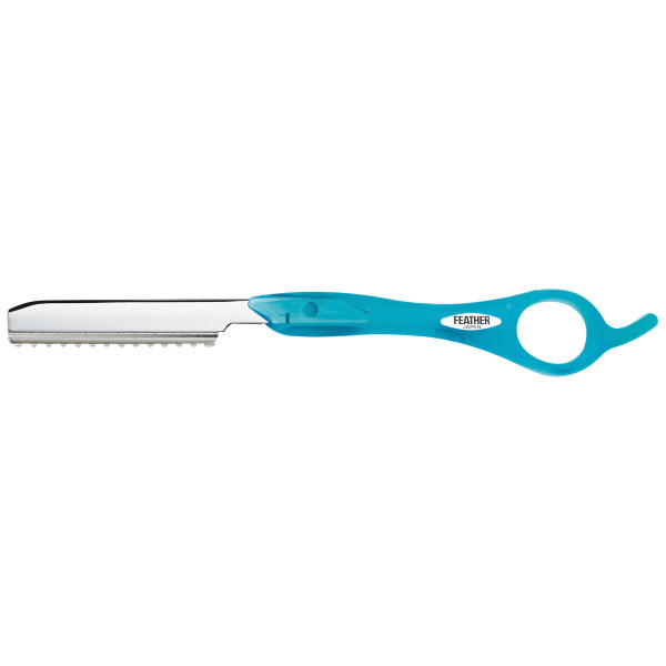 Feather Styling Color blue large model razor