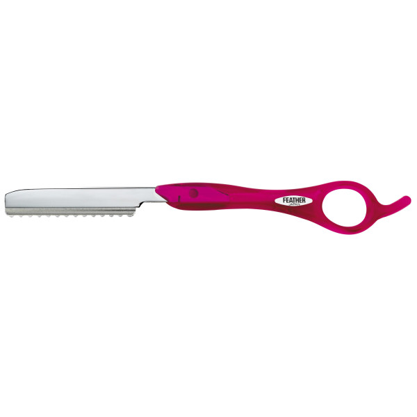 Feather Styling Color pink large model razor