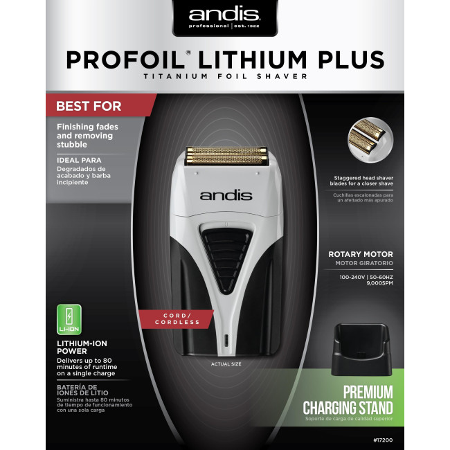 Electric shaver TS-2 Profoil Lithium Plus by ANDIS