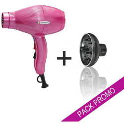 Secador de cabelo Gammapiu ETC Rosa + Difusor