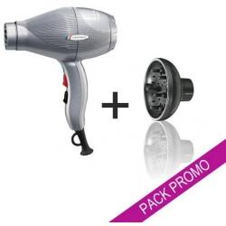 Secador de pelo Gammapiu ETC Silver + Difusor