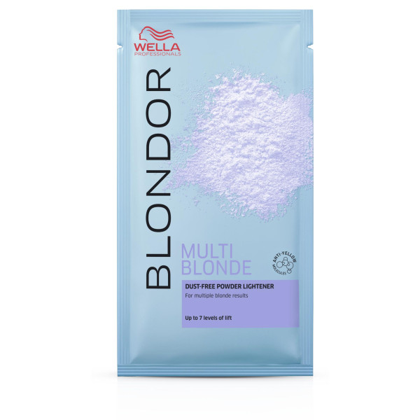 Decolorante in polvere Multiblonde Powder Blond Wella 30g.