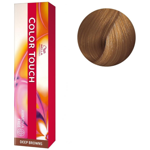Coloration Color Touch Deep browns n°8/73 blond clair marron doré Wella 60ML