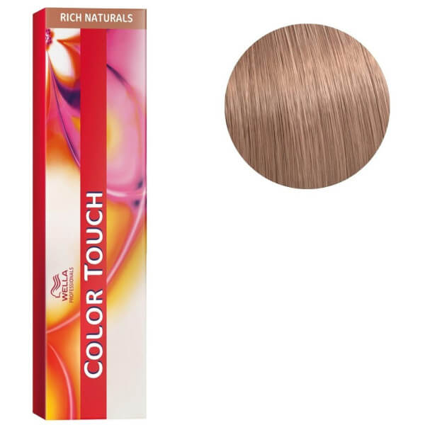 Coloration Color Touch Rich Naturals n°8/35 blond clair doré acajou Wella 60ML