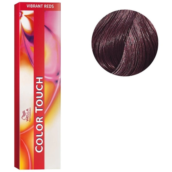 Coloration Color Touch Vibrant Reds n°4/6 châtain violine Wella 60ML