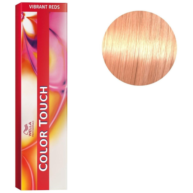 Coloración Color Touch Vibrant Reds n°10/34 rubio muy claro dorado cobrizo de Wella 60ML.