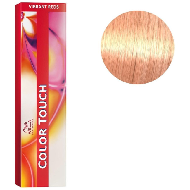 Color Touch Vibrant Reds n°10/34 von Wella ist ein sehr helles, goldenes und kupferfarbenes Blond in 60 ml.