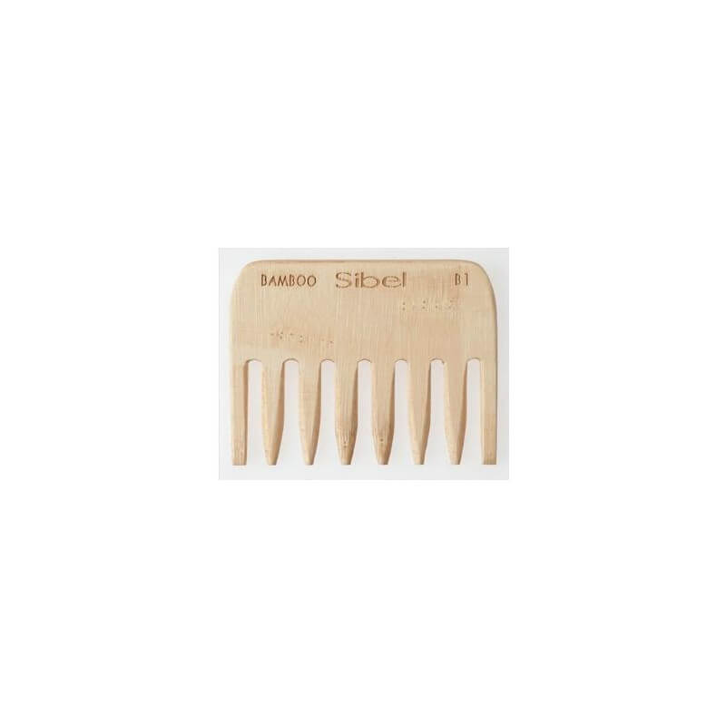 Pente de Bambu para Cabelo Afro