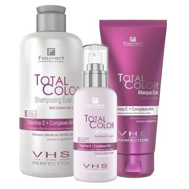 Pack cheveux colorés Eclat Total Color Fauvert Professionnel