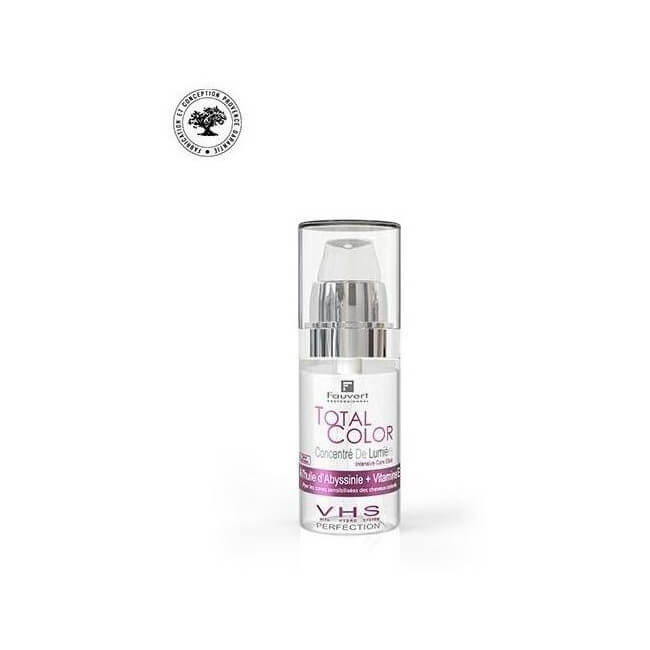 Pack gekleurd haar met zorg glans Total Color Shine Eclat Total Color Fauvert Professionnel
