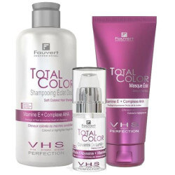 Pack gekleurd haar met zorg glans Total Color Shine Eclat Total Color Fauvert Professionnel