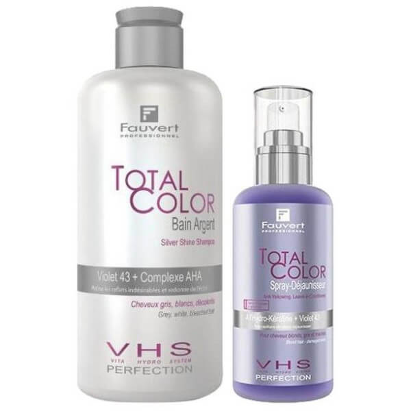 Duo desamarelador Total Color Fauvert Profissional 250ML Duo desamarelador Total Color Fauvert Profissional 250ML