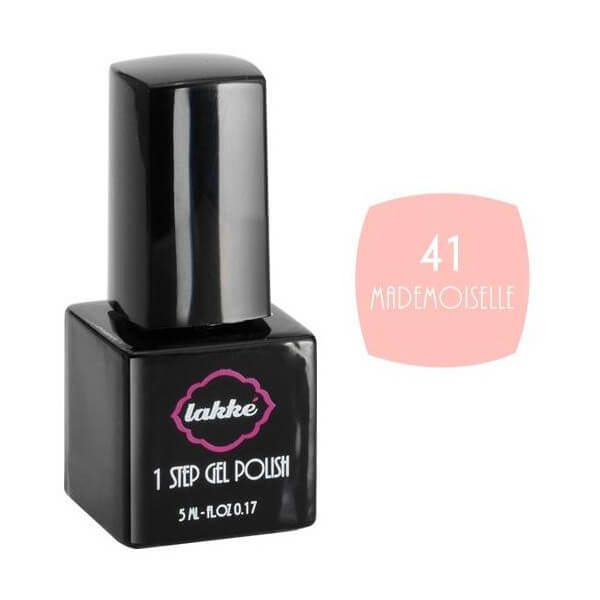 Nagellak kleur 1-stap nr. 41 Mademoiselle Lakkè 5ML Nagellak kleur 1-stap nr. 41 Mademoiselle Lakkè 5ML