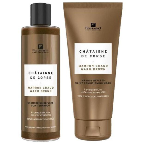 Pigmented shampoo with warm brown reflection Chestnut from Corsica 250ML