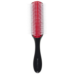 Borstel Styling D4 rood & wit 9 rijen Denman