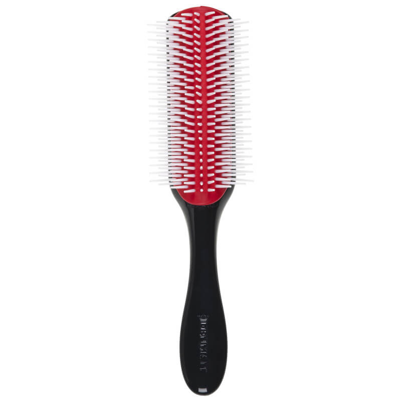 Borstel Styling D4 rood & wit 9 rijen Denman